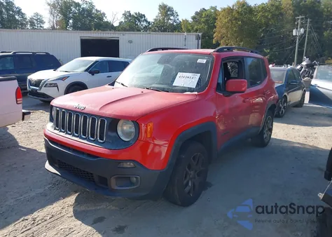 2016 Jeep Renegade Latitude z USA, uszkodzony, nr VIN ZACCJBBT3GPC87853